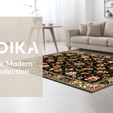 Rustic Earthy Floral Harmony(Black)