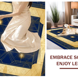 Navy Gold Tiled Aesthetic(Blue)