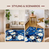 Chinoiserie Blue Floral Elegance(Blue)