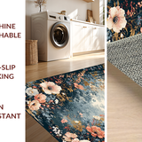 Elegant Toned Flower Motif(Beige)