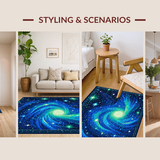 Striking Celestial Whirlwind Artwork(Blue)