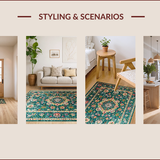 Cozy Abstract Patterned Elegance(Blue)