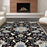 Contemporary Dark Floral Aesthetic(Black)