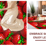 Eclectic Vintage Inspired Bath Mat(Red)