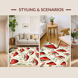 Modern Whimsical Fungal Illustration(Red)