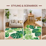 Playful Plush Palm Print Delight(Green)