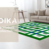 Trendy Minimalist Green Checker Theme(Green)