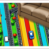 Kids Traffic Road Playmat(Yellow)