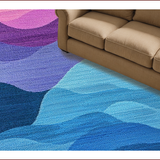 Modern Ombre Purple Blue(Blue)