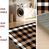 Rustic Earthy Buffalo Check Aesthetic(Beige)