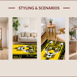 Bold Yellow Black Abstract Overlay(Yellow)