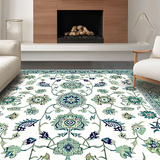 Artful Distressed Floral Display(White)