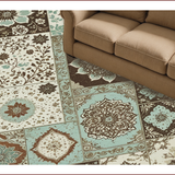 Vintage Brown Teal for Home Office(Brown)