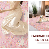 Delicate Pink Tulle Motif(Pink)