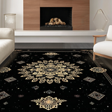Vibrant Tasseled Medallion Style(Black)