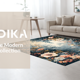Elegant Toned Flower Motif(Beige)