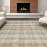Contemporary Vintage Checkerboard Style(Beige)