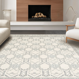 Chic Geometric Cream and Gray(Beige)
