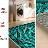 Sophisticated Earth Tone Geometric(Blue)