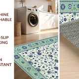 Artful Vintage Leafy Composition(White)