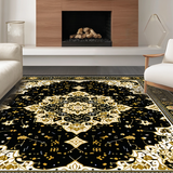 Luxurious Black Tiled Arrangement(Black)