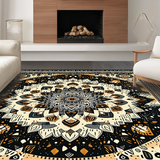 Chic Earth Tone Medallion(Black)