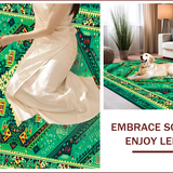 Boho Green Kitchen Non Slip(Green)