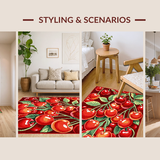 Whimsical Plush Patterned Accent(Red)