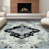 Minimalist Gray Floral Composition(Blue)