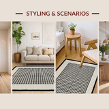 Modern Contrast Patterned Aesthetic(Beige)