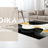 Chic Gold Foil Geometric Motif(Black)