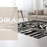 Stylish Modern Linear Zebra Elements(Black)
