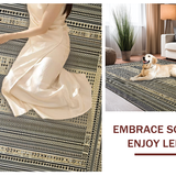 Artful Multicolor Striped Harmony(Beige)