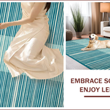 Chic Geometric Plush Aesthetic(Blue)