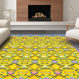 Charming Colorful Diamond Lattice(Yellow)