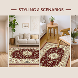 Artful European Inspired Decorative(Red)