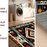 Artful Southwestern Textile Illustration(Black)