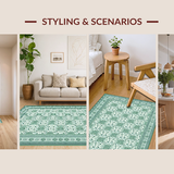 Vibrant Tiled Medallion(Green)