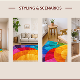 Magic Circle Multicolor Yoga Meditation(Blue)