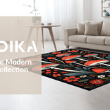 Chic Dark Floral Arrangement(Red)