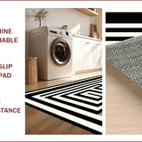 Elegant Geometric Patterned Accent(White)