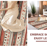 Chic Multicolor Ethnic Motif(Red)