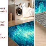Coastal Oceanic Creature Motif(Blue)