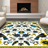 Cultural Tropical Bird Motif(White)