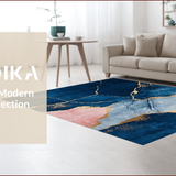 Elegant Abstract Marble Motif(Blue)