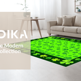 Artful Celtic Inspired Welcome Mat(Green)
