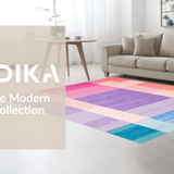 Enchanting Fuzzy Color Block Style(Pink)