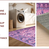 Eclectic Vintage Floral Harmony(Pink)