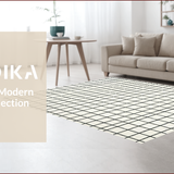Chic Minimalist Tiled Design(Ivory)