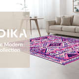 Playful Pastel Geometric Charm(Purple)